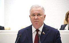 В. Наговицын избран первым заместителем председателя Комитета СФ по Регламенту и организации парламентской деятельности