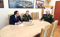 Н. Федоров посетил Военный комиссариат Чувашской Республики