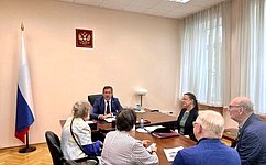 Н. Владимиров провел прием граждан в общественной приемной Совета Федерации