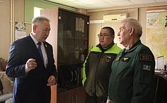 С. Афанасьев проверил готовность авиапожарных Якутии к пожароопасному сезону