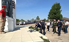 И. Мурог принял участие в церемонии зажжения Вечного огня в Ряжске