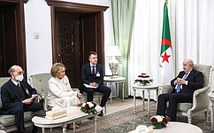 Federation Council Speaker Valentina Matvienko meets with President of Algeria Abdelmadjid Tebboune