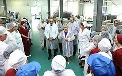 Л. Антонова встретилась с трудовым коллективом Подмосковной шоколадной фабрики