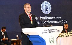 Konstantin Kosachev attends Inter-Parliamentary Speakers' Conference
