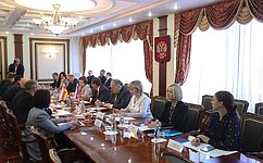 Состоялось заседание Комиссии по сотрудничеству Совета Федерации и Парламента Республики Южная Осетия