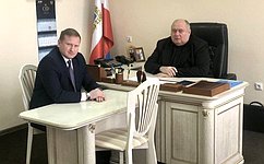 С. Аренин встретился с руководителем регионального штаба ВВПОД «Юнармия» Саратовской области