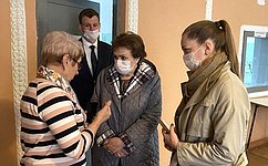 Е. Бибикова проинспектировала ход реализации социально значимых проектов в Псковской области