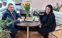 Д. Гусев провел встречу с директором Ненецкого аграрно-экономического техникума имени В.Г. Волкова
