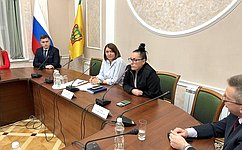 Ю. Лазуткина встретилась с молодыми парламентариями Пензенской области