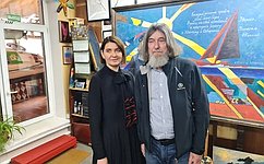 Ю. Лазуткина провела встречу с путешественником Федором Конюховым