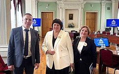 Е. Афанасьева приняла участие в торжественной встрече женщин, занимающихся дипломатической и международной деятельностью
