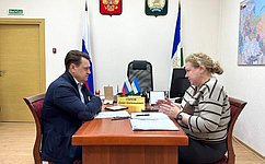 О. Голов провел рабочую встречу с министром ЖКХ Республики Башкортостан