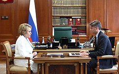 В. Матвиенко: Сенаторы готовы совместно с «Роскосмосом» создать правовые условия для реализации национального проекта «Космос»