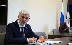 Е. Дитрих принял участие в мероприятии, на котором губернатор Новгородской области выступил с посланием к областной Думе