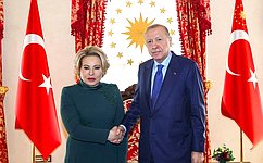 Состоялась встреча Председателя Совета Федерации с Президентом Турецкой Республики