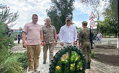 И. Кастюкевич принял участие в открытии в Херсонской области мемориал героям СВО