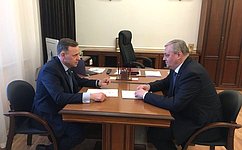 В. Новожилов: На территории Архангельской области состоится выездное заседание комитета Совета Федерации