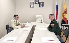Н. Федоров провел рабочую встречу с руководством военного комиссариата Чувашской Республики