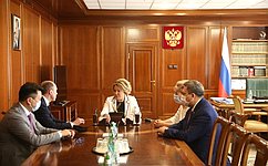 Председатель СФ провела встречу с руководством Республики Алтай