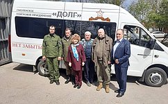 Н. Куликовских приняла участие в доставке груза в военный Центр в Ростове-на-Дону