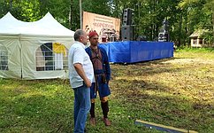 C. Рыбаков принял участие в открытии Военно-исторического фестиваля «Бережец-2016» во Владимирской области