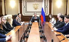 К. Косачев встретился со студентами из Республики Марий Эл, обучающимися в московских вузах