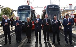 В. Матвиенко запустила два новых трамвайных маршрута в Таганроге