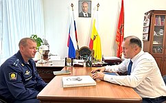 И. Мурог стал наставником участника кадрового проекта Рязанской области для ветеранов СВО «ГЕРОИ62»