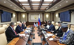 Е. Борисов провел встречу с представителем Национальной геологической службы ДРК М. Годфруа