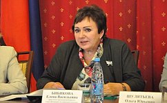 Е. Бибикова провела круглый стол о развитии в стране системы долговременного ухода за гражданами пожилого возраста и инвалидами