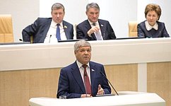 Ю. Неёлов представил отчет о работе Комитета СФ по экономической политике