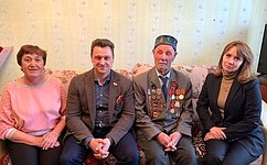 О. Голов навестил единственного ветерана ВОВ в городе Благовещенск Республики Башкортостан