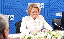Valentina Matvienko held several meetings with heads of CIS delegations on the sidelines of the 10th BRICS Parliamentary Forum