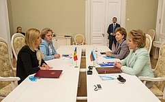 В рамках Евразийского женского форума В.Матвиенко встретилась с молдавскими политиками