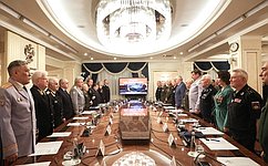 В Совете Федерации состоялось совместное совещание Комитета СФ по обороне и безопасности и Клуба военачальников РФ