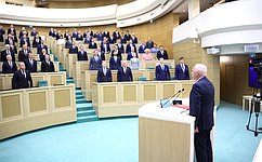 На 596-м заседании Совета Федерации А. Гуцан принес присягу Генерального прокурора РФ