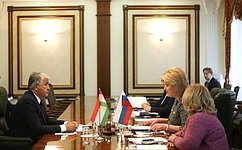 Л. Гумерова: Гуманитарное сотрудничество России и Таджикистана активно развивается