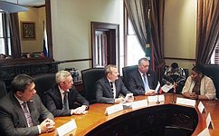 Делегация Совета Федерации обсудила в Кейптауне перспективы развития российско-южноафриканских межпарламентских связей