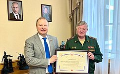 В. Шептий провел встречу с начальником Екатеринбургского Суворовского военного училища