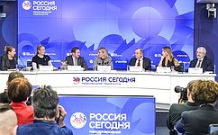 В международном мультимедийном пресс-центре Медиагруппы «Россия сегодня» заместитель председателя Комитета СФ по международным делам Наталья Никонорова приняла участие в пресс-конференции «Конфликт на Украине: взгляд из Италии»