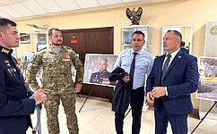 А. Гибатдинов: В Рязанском воздушно-десантном училище состоялось открытие фотовыставки «Герои Гостомеля»