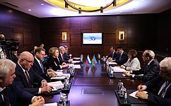 В. Матвиенко провела ряд двусторонних встреч с главами парламентов государств – участников МПА СНГ
