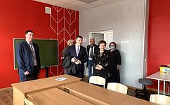 Е. Бибикова ознакомилась с ходом капитального ремонта школ Псковской области