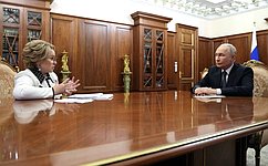 The Russian President commends senators’ performance in the spring session