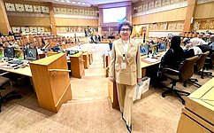 Galina Karelova takes part in Women’s Forum of the Parliamentary Assembly of the Mediterranean