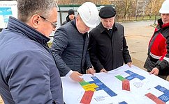 А. Артамонов посетил строящиеся социальные объекты в Калуге