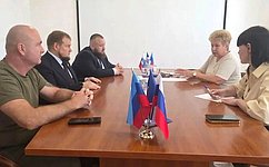 О. Бас провела встречу с депутатами Народного Совета ЛНР