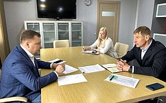 О. Земцов встретился с руководителем филиала компании «Россети Сибирь» в Республике Хакасия