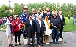 Б. Жамсуев и А. Тулохонов приняли участие в культурно-спортивном празднике «Сурхарбан»