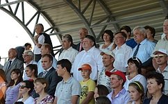 А. Чернышев приветствовал участников XVII летних сельских игр «Золотой колос Оренбуржья»